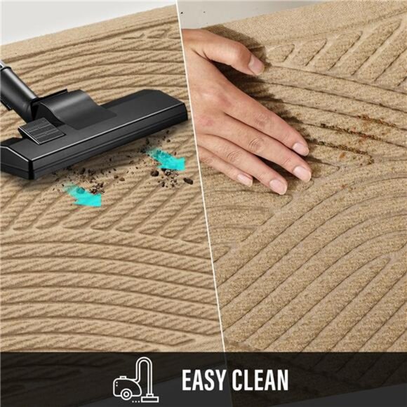 Sturdy Front Door Mat, Absorbent Muddy Dirt Resist Welcome Door Mats Outdoor - Picture 6 of 7